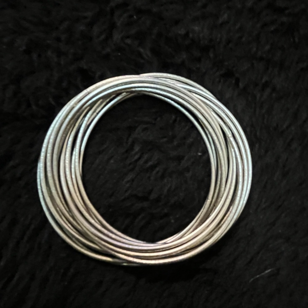 Silver Colored Attached Bracelets - image 1